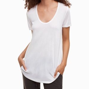 Aritzia Wilfred Free Valmere Tee White Size S